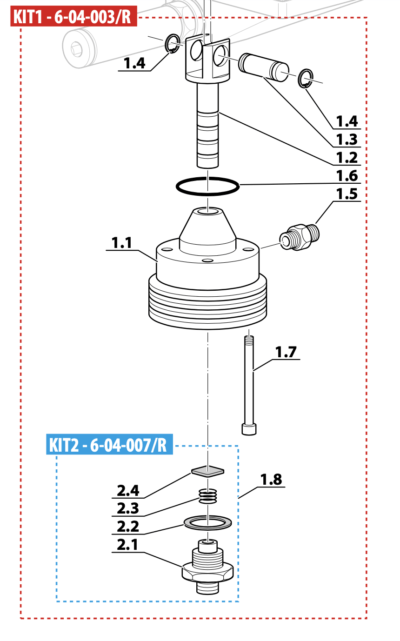 Spare Part - 4th Stage Cylinder Kit MCH6