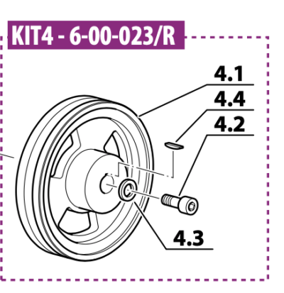 100mm pulley kit