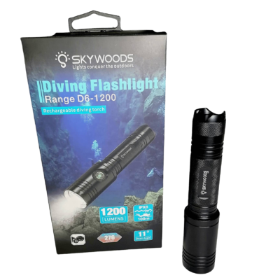 Skywoods D6 1200 Lumens Dive Torch